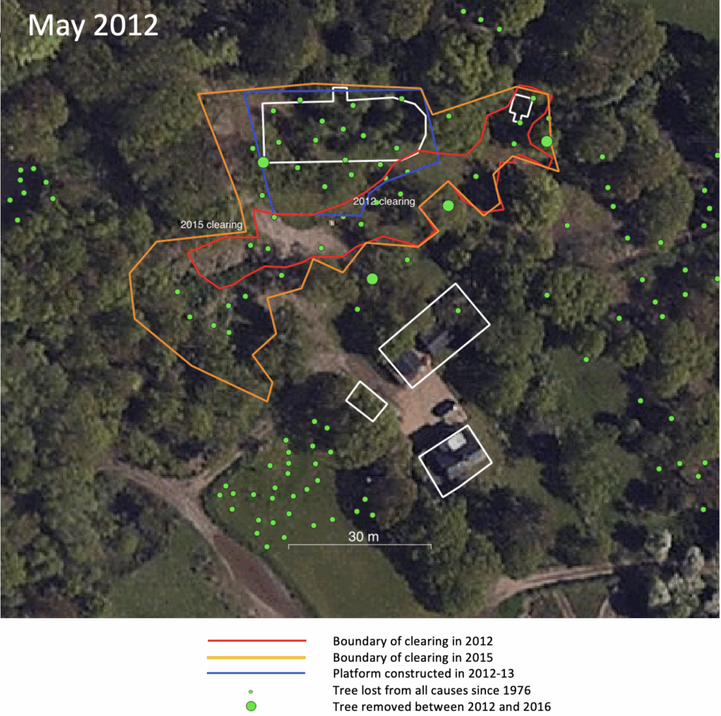 Tournerbury event venue trees 2012
