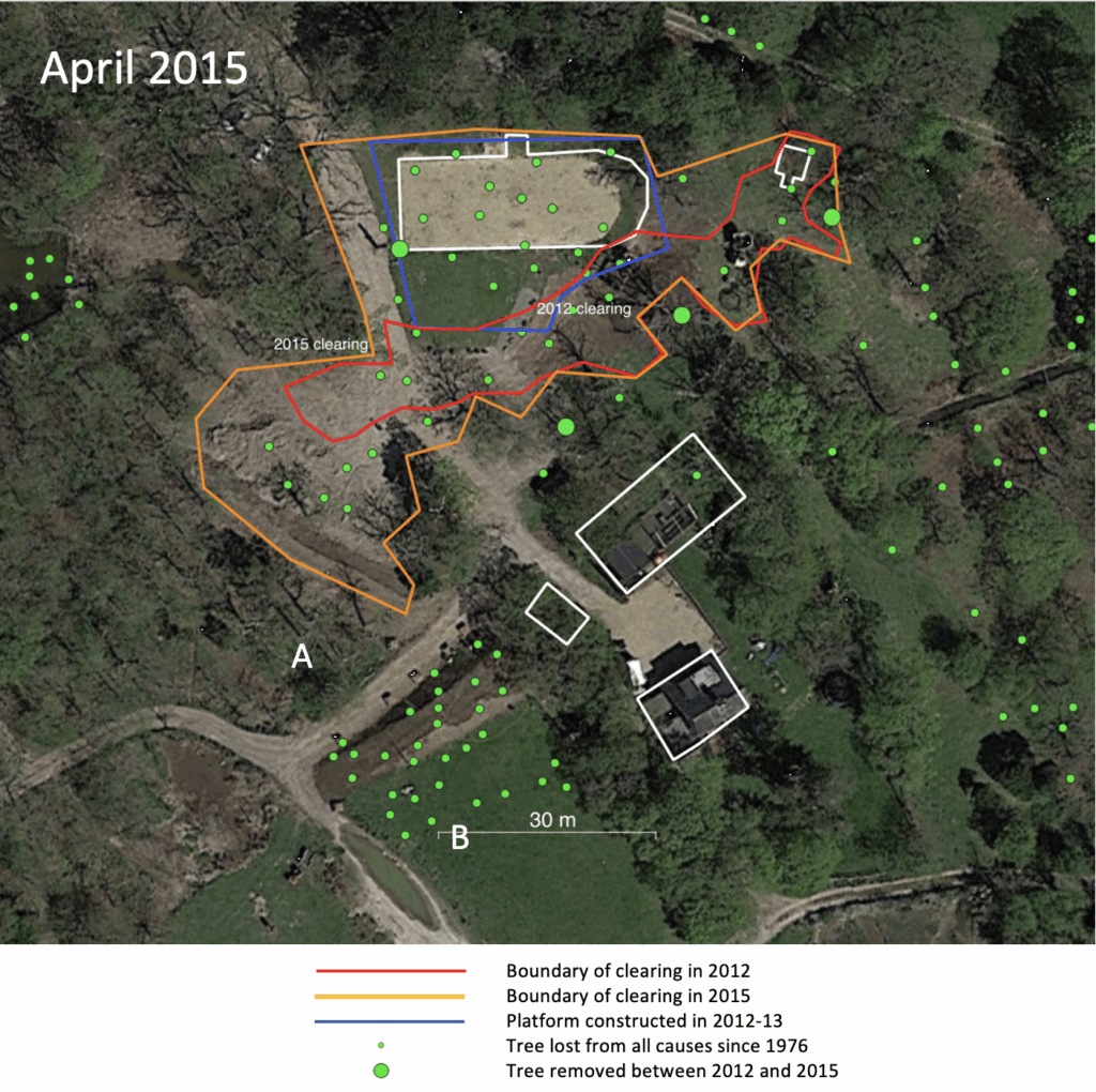 Tournerbury event venue trees 2015