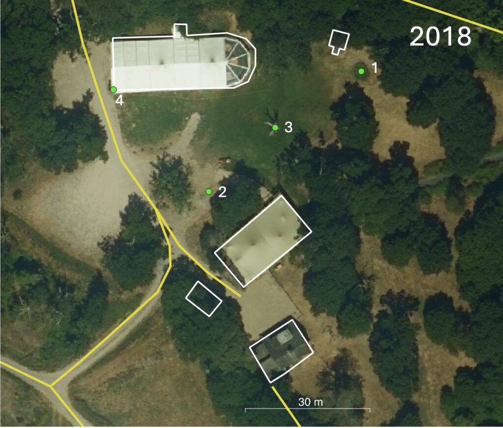 Tournerbury Trees removed map 2018